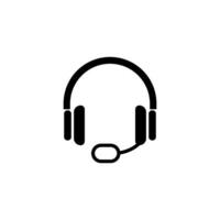 headset icon design vector templates