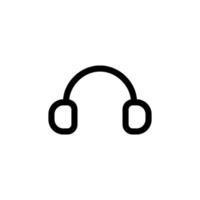 headset icon design vector templates