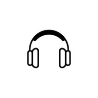 headset icon design vector templates