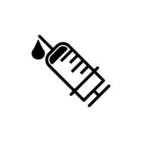 injection syringe icon design vector templates