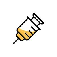 injection syringe icon design vector templates