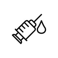 injection syringe icon design vector templates