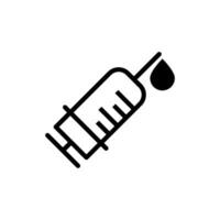 injection syringe icon design vector templates