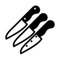 cuchillo icono diseño vector plantillas