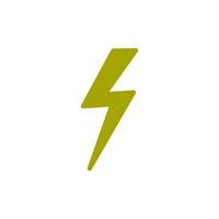 lightning bolt icon vector design templates
