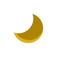 moon icon vector design template