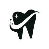 plantilla de vector de diseño de logotipo dental. logotipo de dentista creativo. logotipo vectorial de la clínica dental.