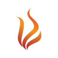 Fire Logo Template  Flame Symbol  Icon Vector