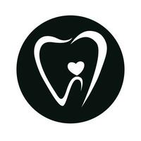 plantilla de vector de diseño de logotipo dental. logotipo de dentista creativo. logotipo vectorial de la clínica dental.