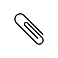 paper clip icon vector design templates