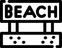 Beach Creative Icon Design vector