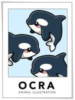 Cute Ocra Vector Illustration