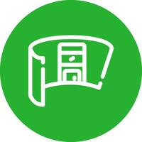 Virtual Office Creative Icon Design vector