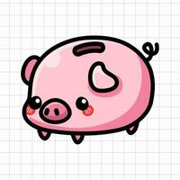 Piggy Bank Illustration vector