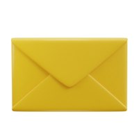 3d envelope o email mensagem caixa ícone png