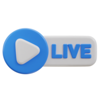 3d vivere streaming icona png