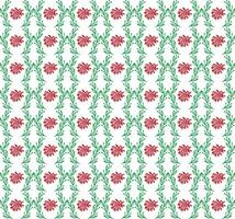 Geometric floral set of seamless patterns. White and black vector backgrounds. Simple illustrations.
