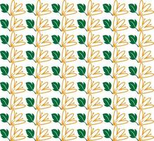 Geometric floral set of seamless patterns. White and black vector backgrounds. Simple illustrations.