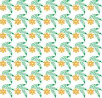 Geometric floral set of seamless patterns. White and black vector backgrounds. Simple illustrations.