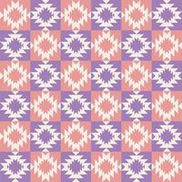 native aztec geometric shape morocco color style seamless vector