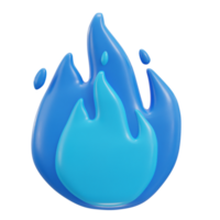 3d fire icon illustration png