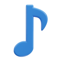 3d music icon png