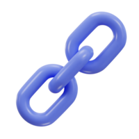 link chain icon 3d render png