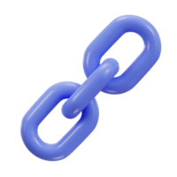 Verknüpfung Kette Symbol 3d machen png