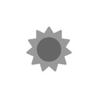 sun icon design vector templates