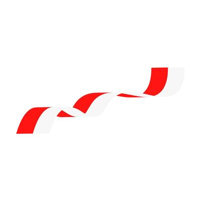 independence Indonesian flag, icon ellements illustration