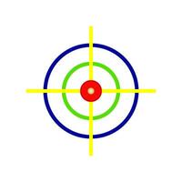 target icon design vector templates