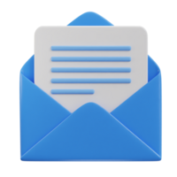 3d envelop e-mail bericht doos icoon png