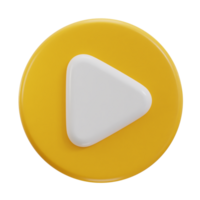 3d video player icon png