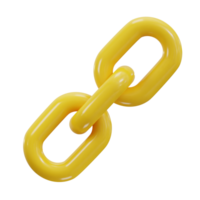 Verknüpfung Kette Symbol 3d machen png