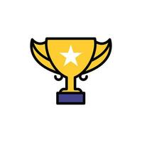 trophy icon design vector templates