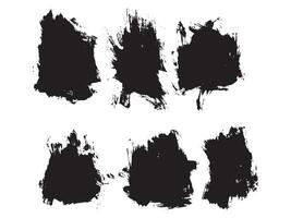 Paint grunge brush stroke vector