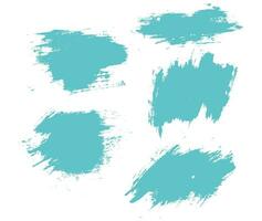 Hand painted brush stroke vector