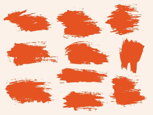 Grunge brush stroke bundle