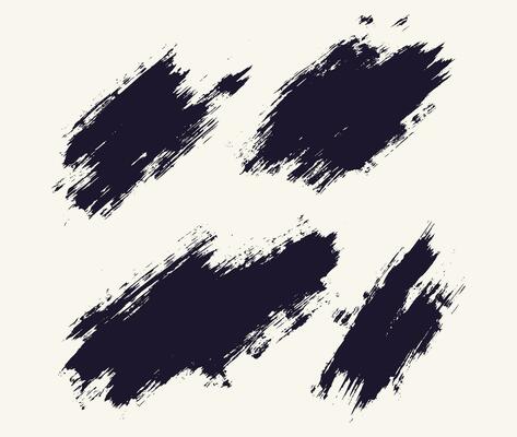 Grunge brush stroke lines and shape