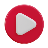 3d video player icon png