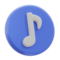 icono de la música 3d png