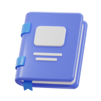 notebook icon 3d illustration png