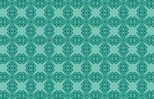 White and green color geometric pattern vector