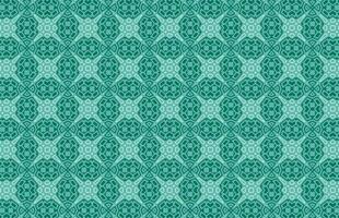 White and green color geometric pattern vector