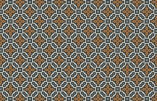 Brown and white fabric design pattern vector