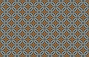 Brown and white fabric design pattern vector