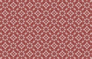 Red and ehite fabric design Pattern vector