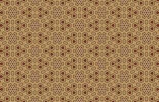 Brown and red geometric design pattern vector