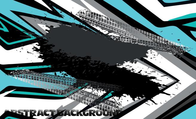 Graphic abstract stripe racing background kit designs for wrap vehicle, race car, rally, adventure and livery