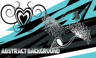 Graphic abstract stripe racing background vector